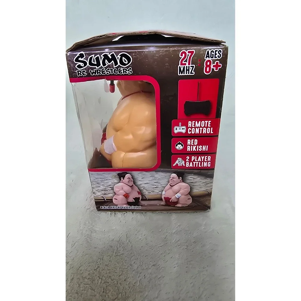 XB Sumo RC Wrestlers Red Rikishi Remote Control Toy ET-0025-RED with Sumo Stage
